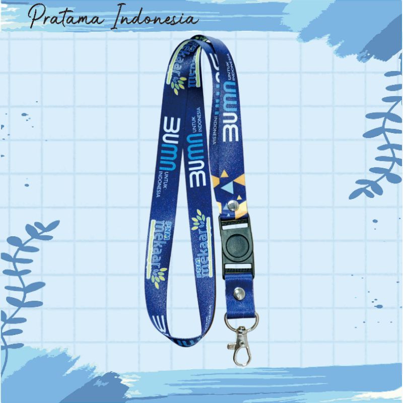 

tali id card / lanyard BUMN PNM MEKAR READY