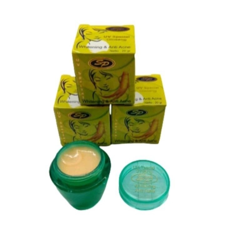 3pcs cream sp uv ginseng whitening