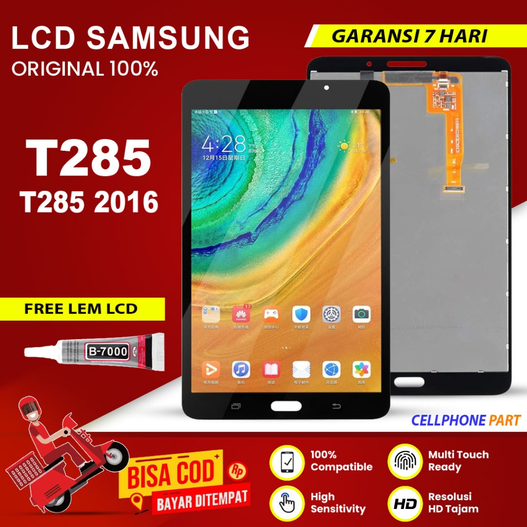 【ORIGINAL】LCD SAMSUNG T285 / T285 2016 FULLSET TOUCHSCREEN