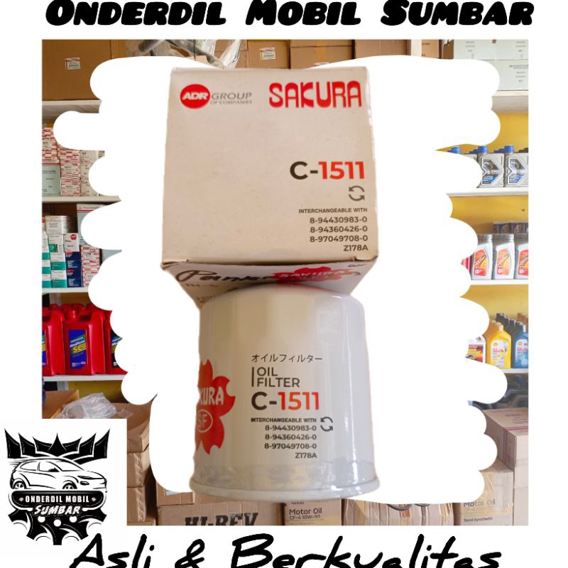 Oil Filter / Saringan Oli Phanter 2.5 SAKURA C-1511