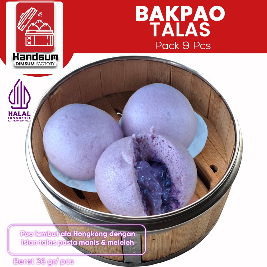 

Bakpao Talas Frozen Handsum Dimsum