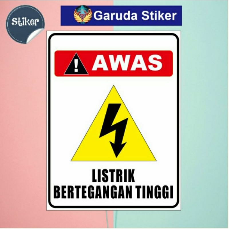 

stiker peringatan awas tangan terjepit