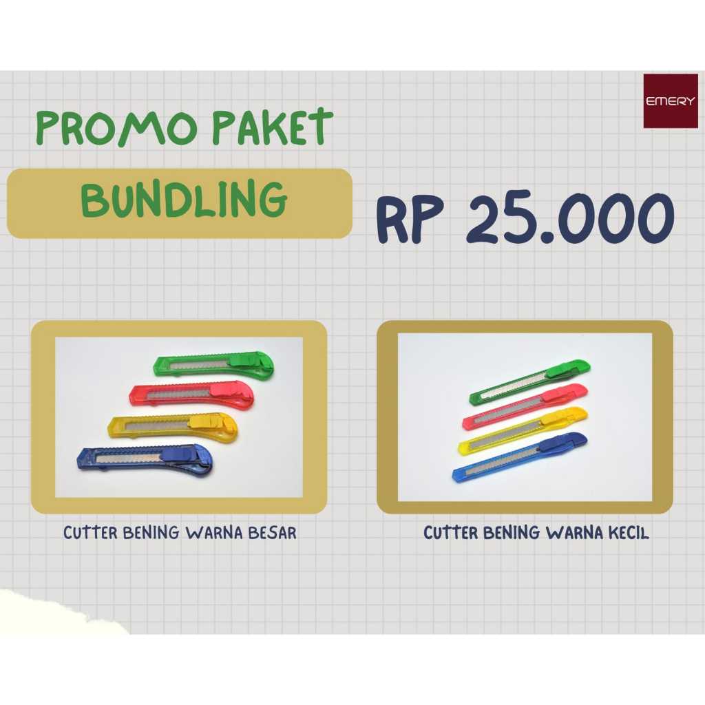 

(PROMO PAKET BUNDLING) CUTTER BENING WARNA