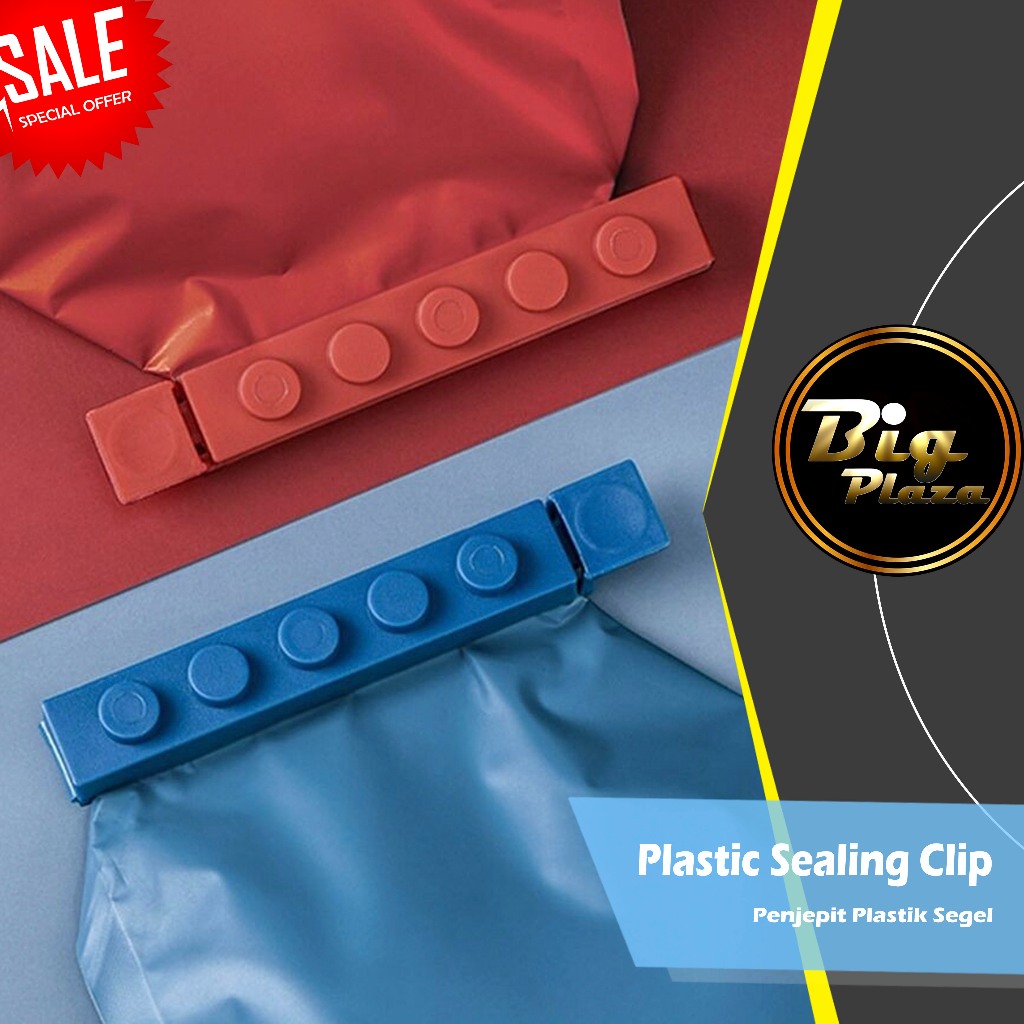 

Plastic Sealing Clip 4Pcs Klip Penjepit Plastik Segel Kedap Udara 0721