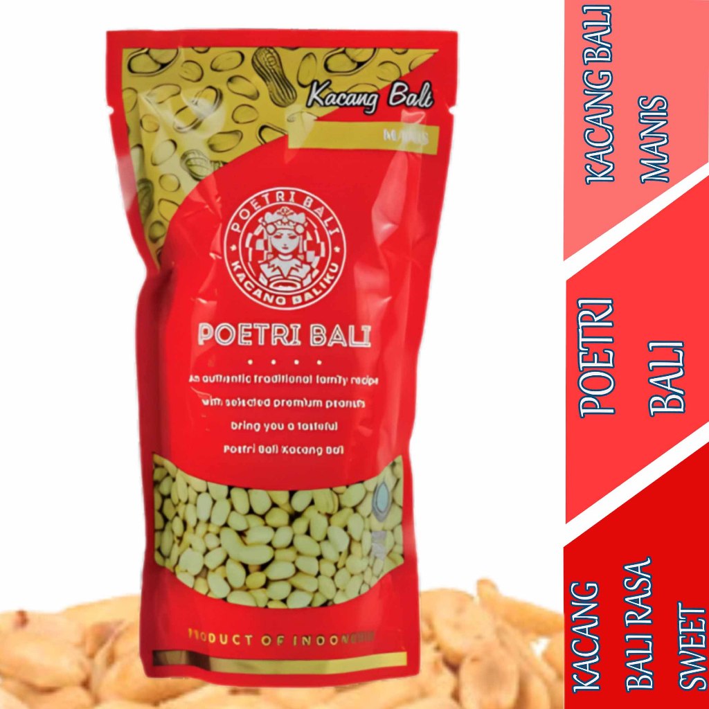 

Kacang Bali Rasa Sweet - Poetri Bali - Bali Kacang Manis - 75gr