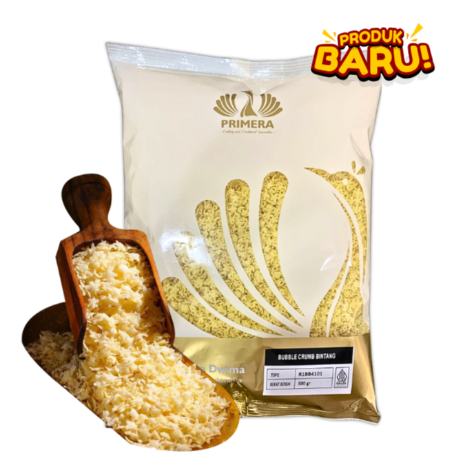 

(Special Edition) PRIMERA - Tepung Roti Bubble Crumb Bintang Yellow 500g
