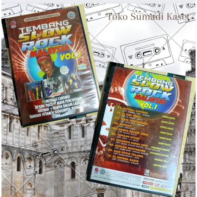 VCD tembang slow rock Malaysia vol 1