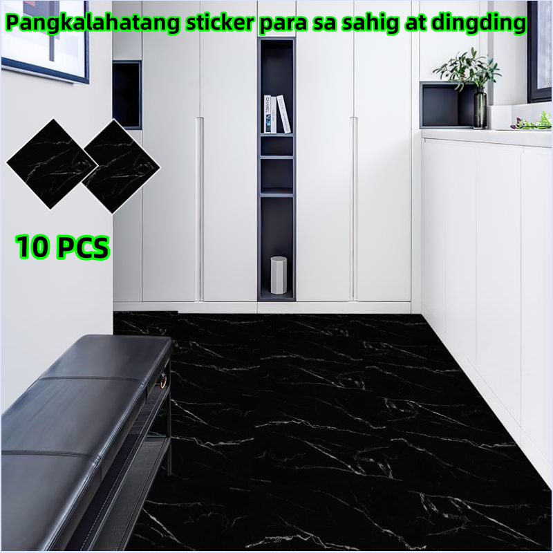 Stiker Lantai PVC Tahan Air dan Tahan Lembab Stiker Lantai Berperekat Tahan Aus Tebal Stiker Dinding