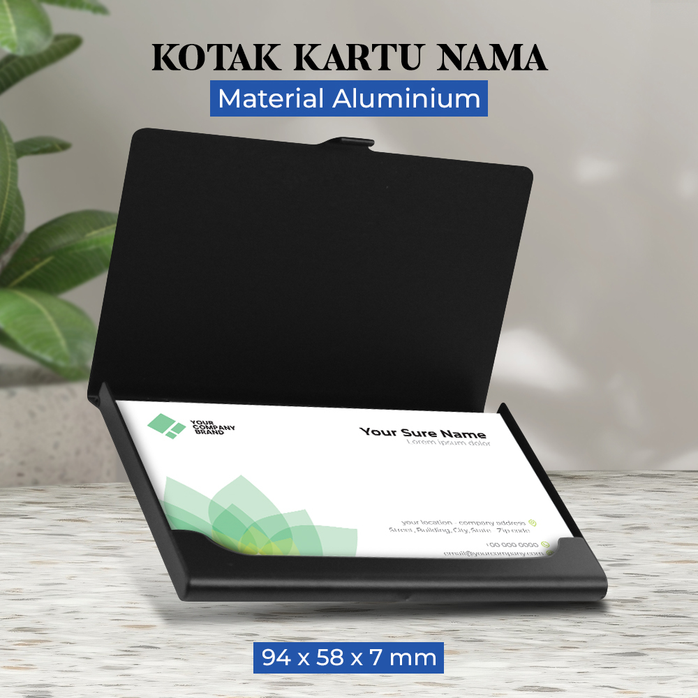 

Kotak Khusus Simpan Kartu Nama Aluminium - 5006
