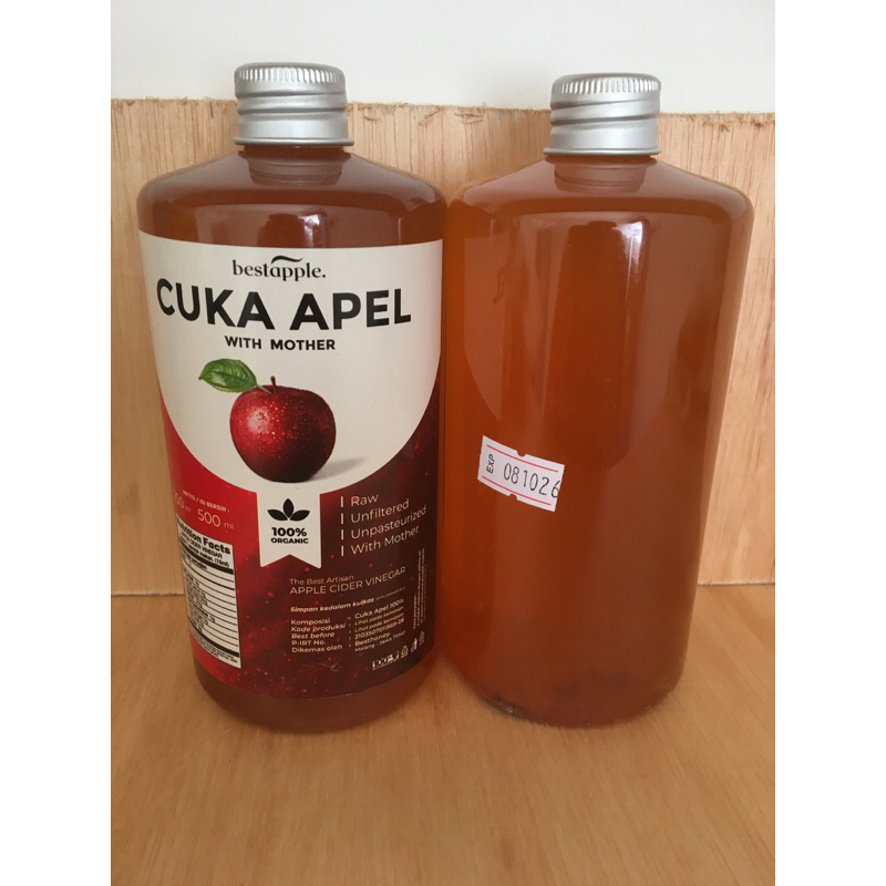 

BESTAPPLE CUKA APEL | APPLE VINEGAR WITH MOTHER ISI 500 ML