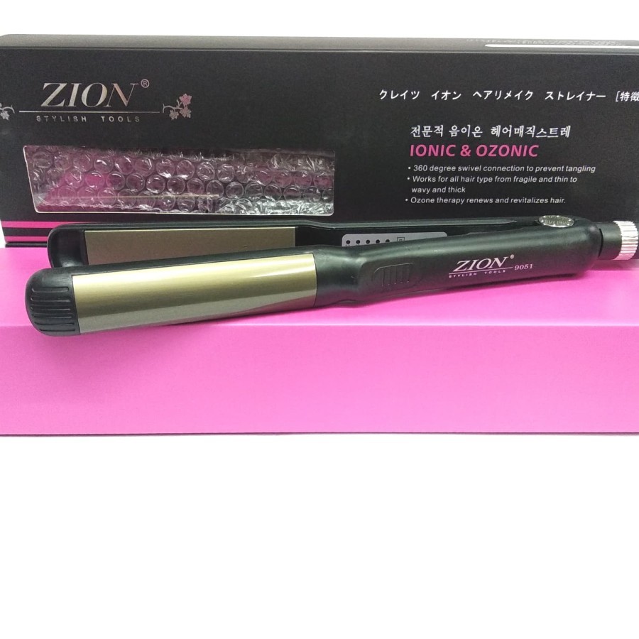 catok zion 2 in 1 catokan lurus curly dua fungsi