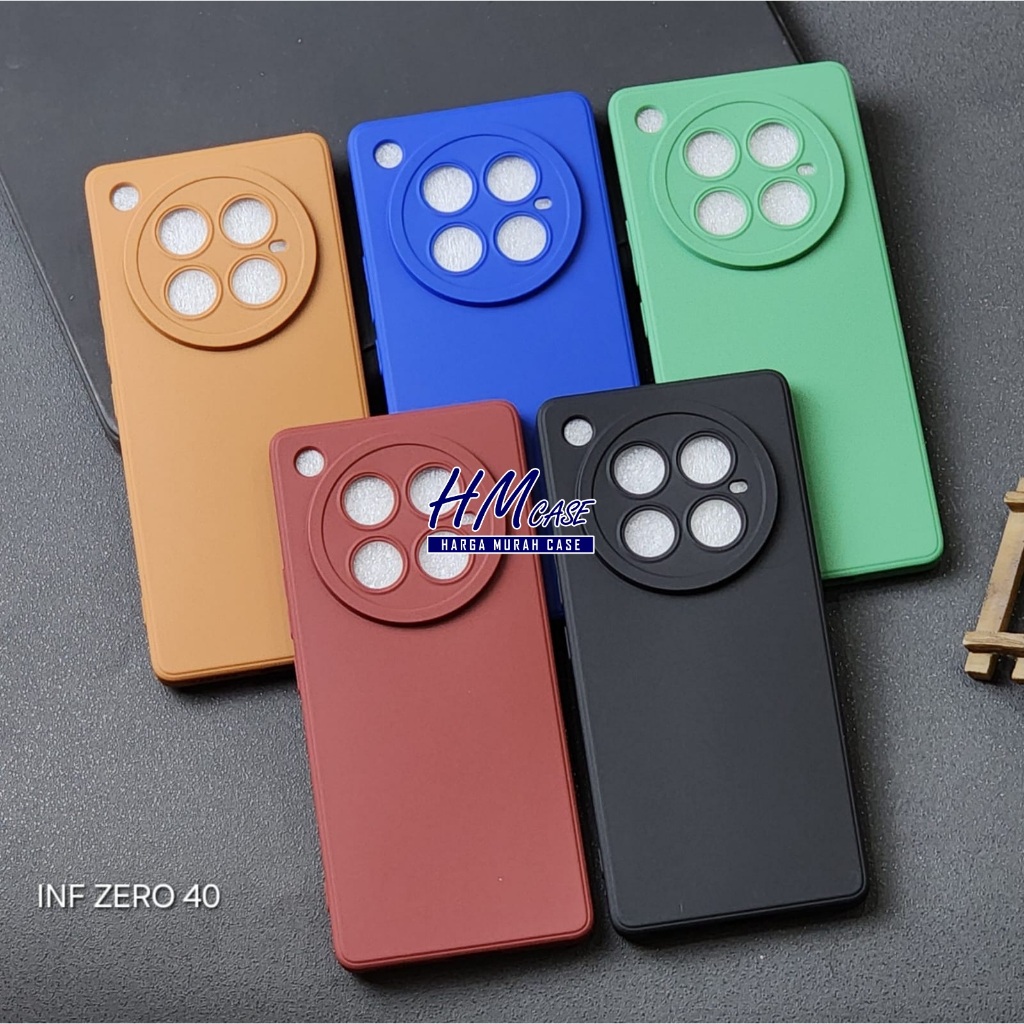 Infinix Zero 40 Softcase Procamera silicon Matte Case Infinix Zero 40