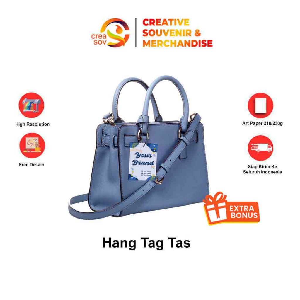 

Creasov - Hang Tag Tas Hantag Merek Tas Label Lebaran Lebel Tag Hang Free Tali Handtag Free Desain