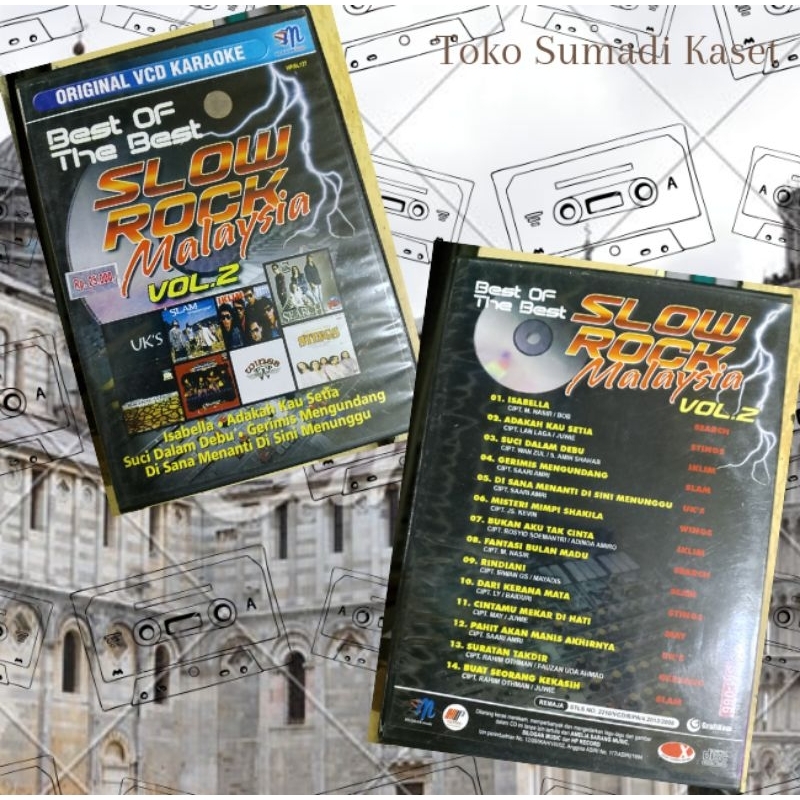 VCD best of the best slow rock Malaysia vol 2 produksi silogan