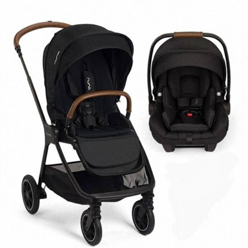 BIG SALE Stroller Bayi Nuna TRIV Caviar Ebony Free Nuna Pipa Ocean & Mosquito Net