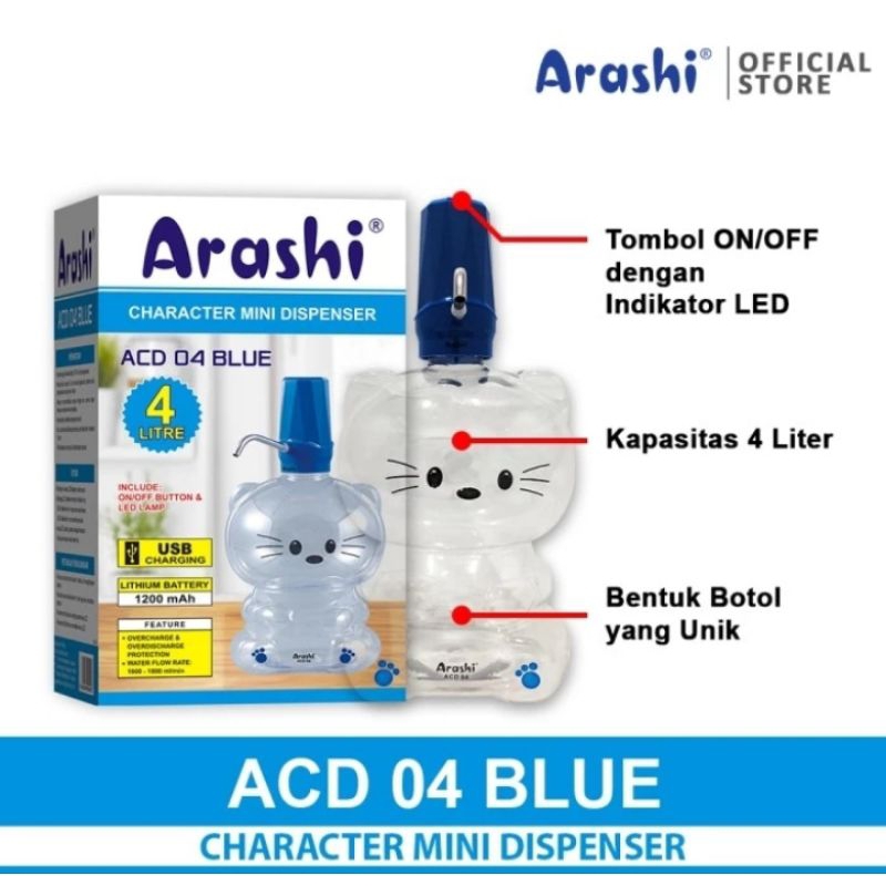 Arashi Dispenser mini karakter ACD 04