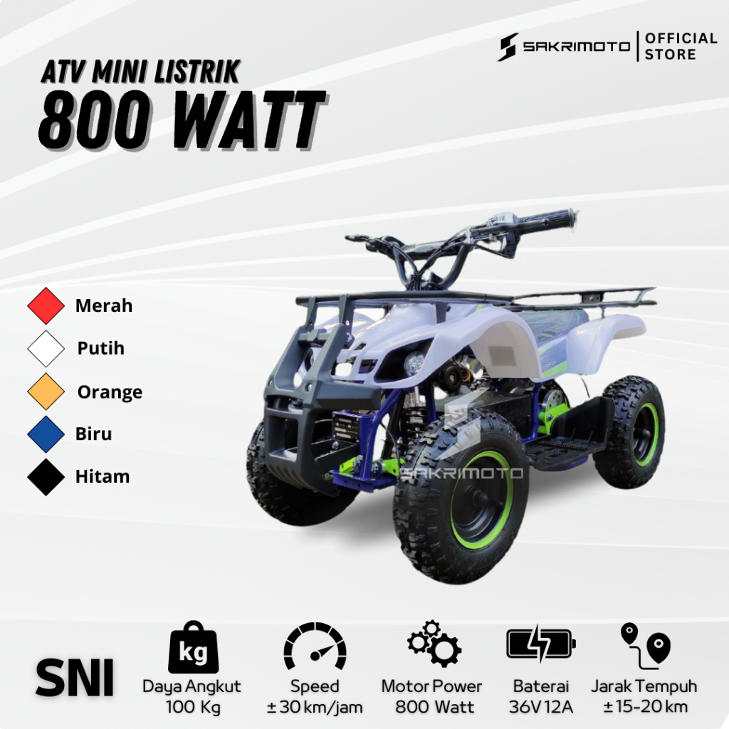 ATV 800W MINI - Motor Listrik Murah Berkualitas