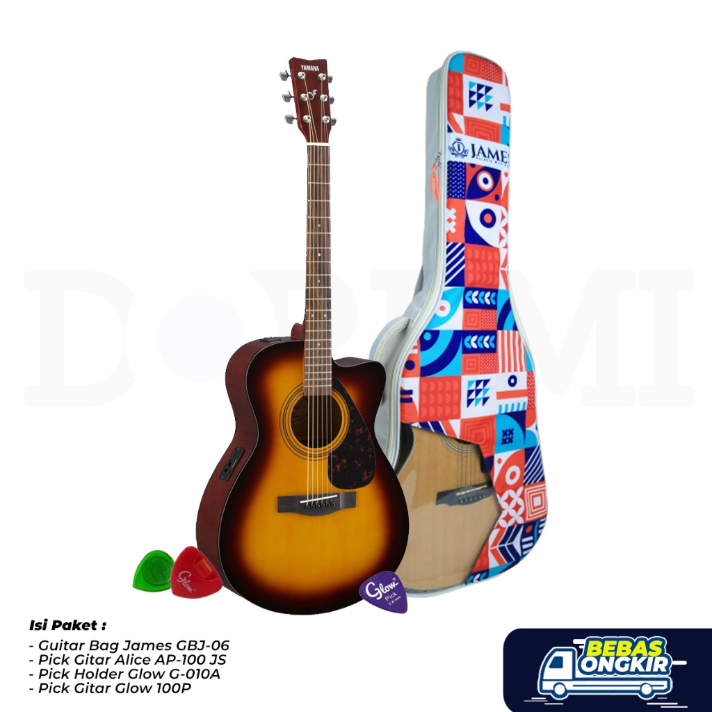 Paket Trendy Yamaha Akustik Elektrik FSX315C / FSX-315C / FSX 315 C
