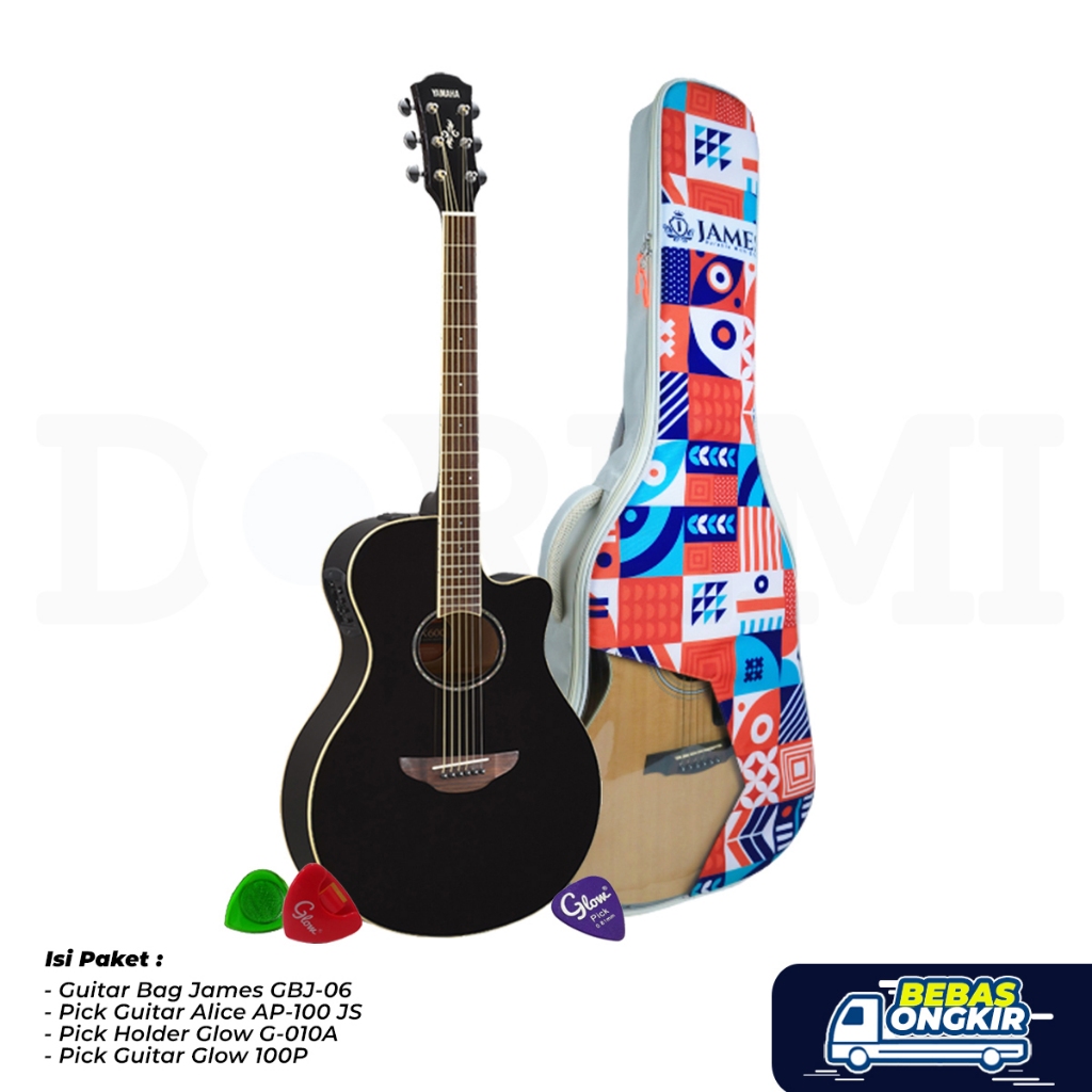 Paket Trendy Yamaha Gitar APX 600 / APX600 / APX-600