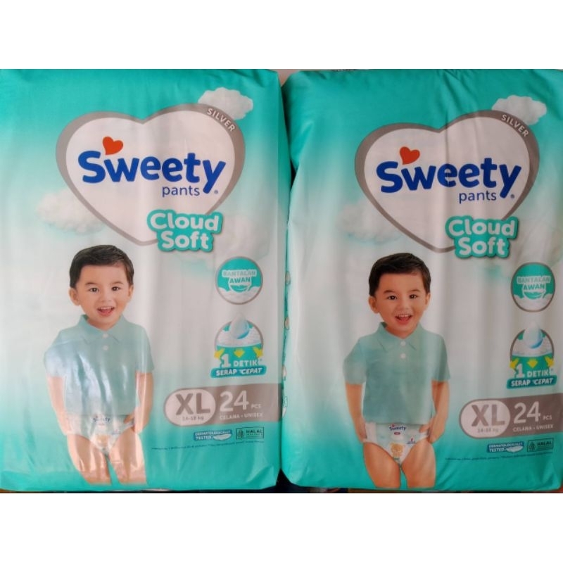 Pampers Sweety pant silver isi 24