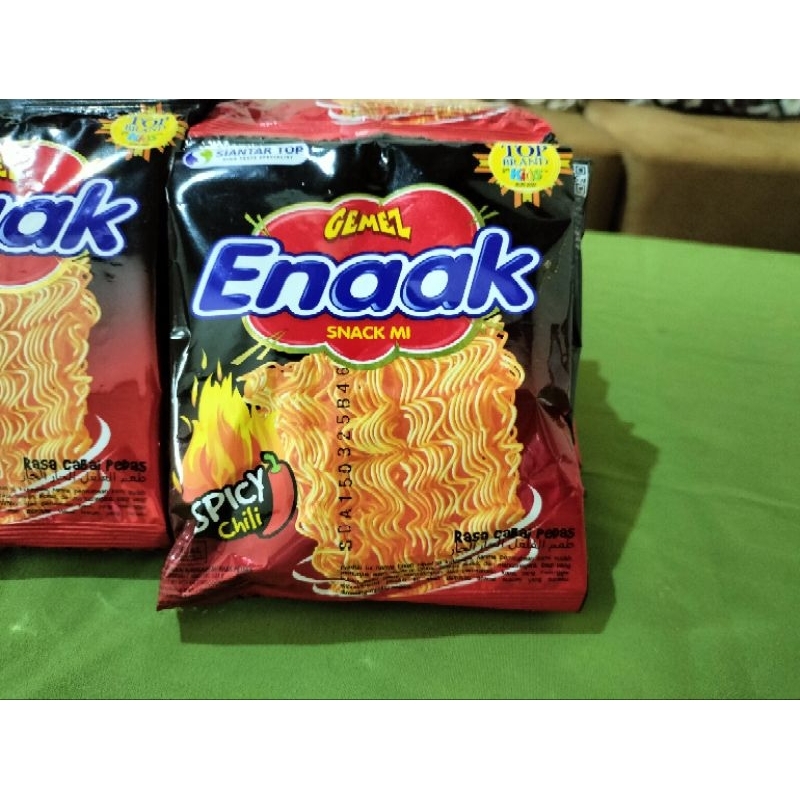 

mie gemez enaak rasa spicy chili ( 1 renceng isi 10 pcs)