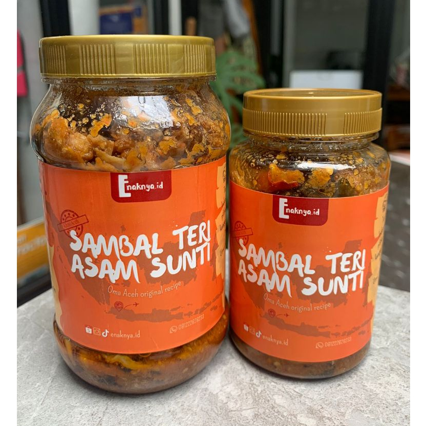 

Sambal Teri Asam Sunti khas Aceh - Sharing size (Medium & large)