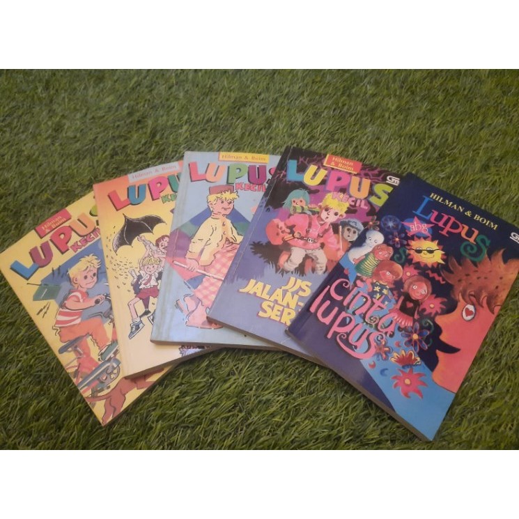 BUKU NOVEL BACAAN KLASIK HILMAN & BOIM - LUPUS KECIL & LUPUS ABG