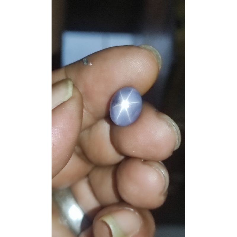 Natural Blue  Star Sapphire Srilanka Ceylon Bukan Ruby Garnet Zamrud Emerald Jade Giok