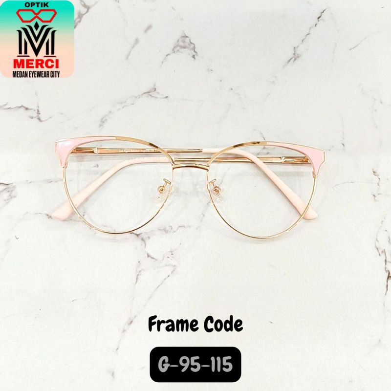 Kacamata model oval Cat eye