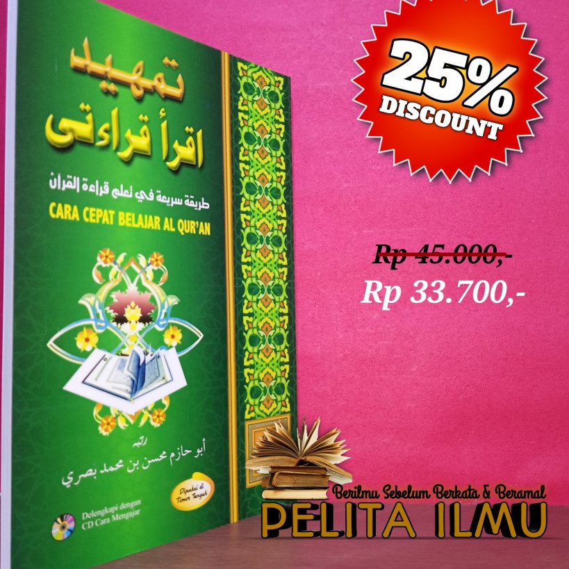 RAIH DISKON Buku Tamhid Iqra Qiroati  Cara Cepat Belajar AlQuran Jilid 15