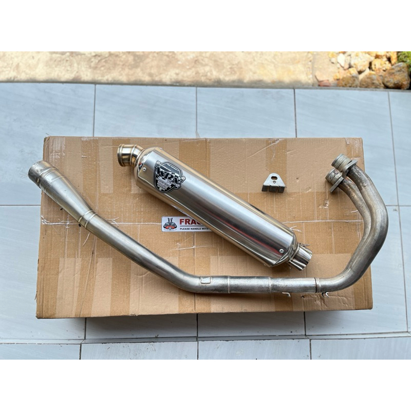 Knalpot Wrx Gp3 K4 inlet 61 Header R9 fullsistem Cbr250rr
