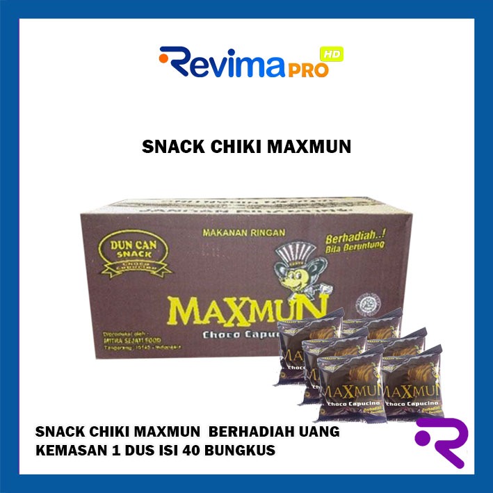 

Snack Chiki MAXMUN DunCan Snack Berhadiah Uang Jika Beruntung Kemasan 1Dus isi 40 Bungkus