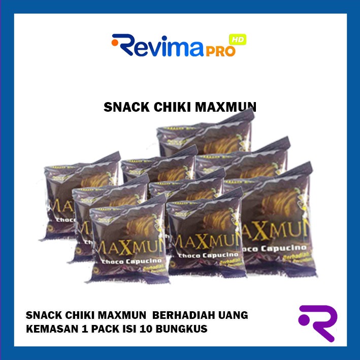 

Snack Chiki MAXMUN Snack Berhadiah Jika Beruntung dengan Kemasan 1 pack 10 Bungkus rasa Capucino