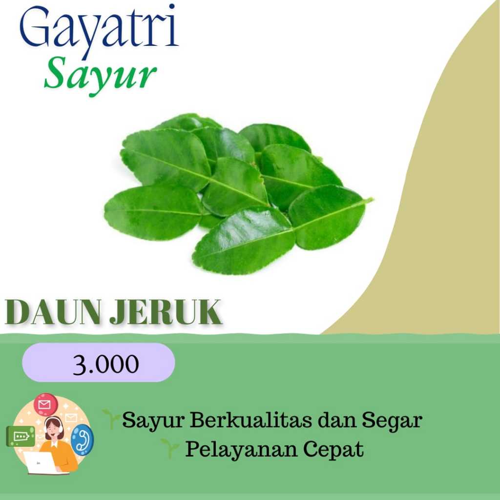

Daun Jeruk 100gr - Kirim Instan Gayatri Sayur