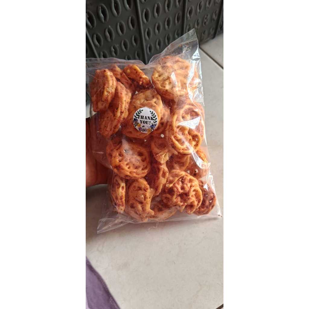 

Kerupuk mawar pedas harga 5k