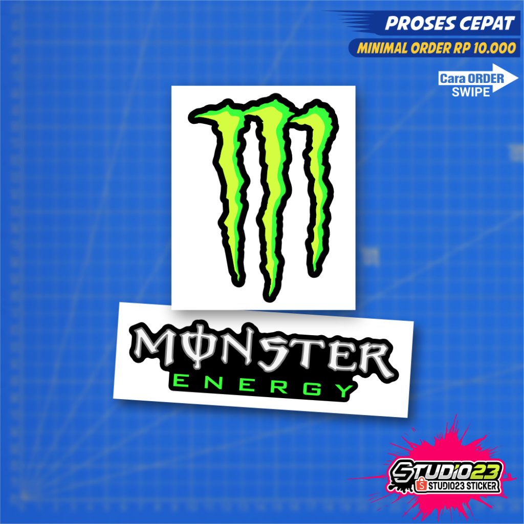 

Stiker Cutting M0NSTER logo