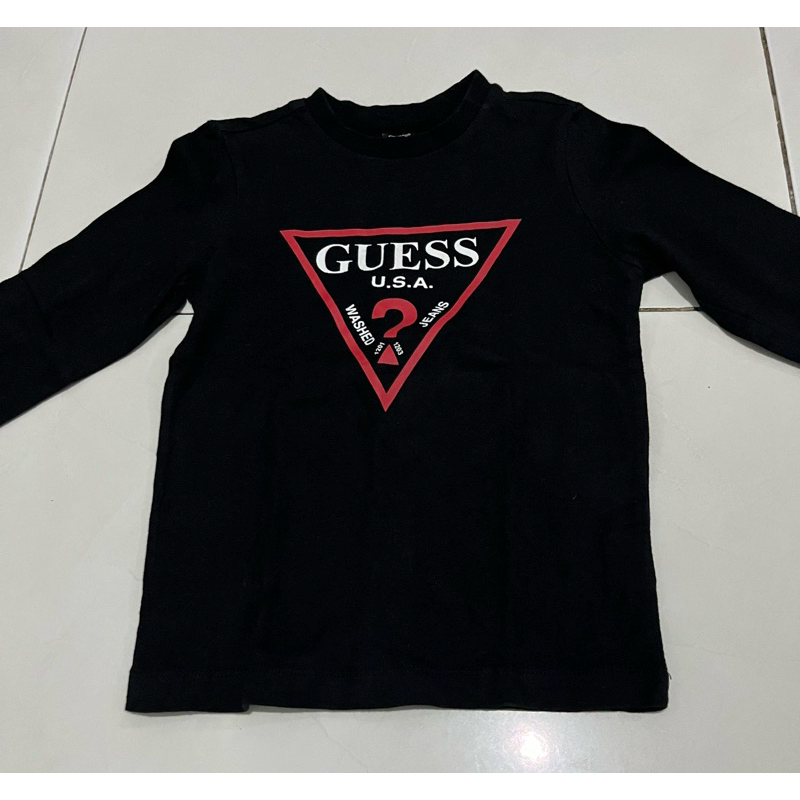 Preloved baju lengan panjang anak laki-laki Guess