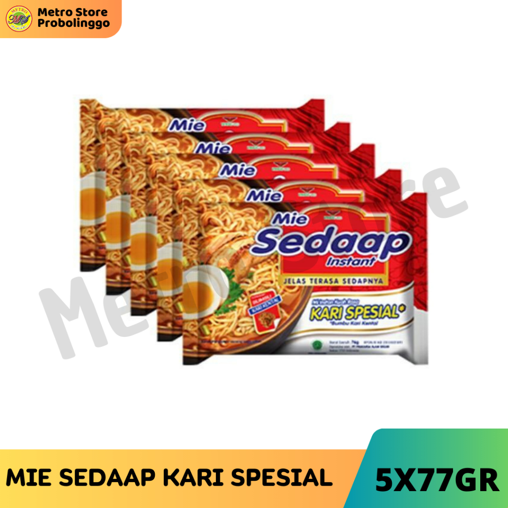 

MIE SEDAAP INSTANT RASA KARI SPESIAL 5PCS