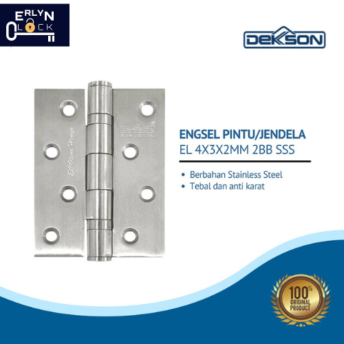 Engsel Pintu Ecoline Stainles Dekson 4 Inch