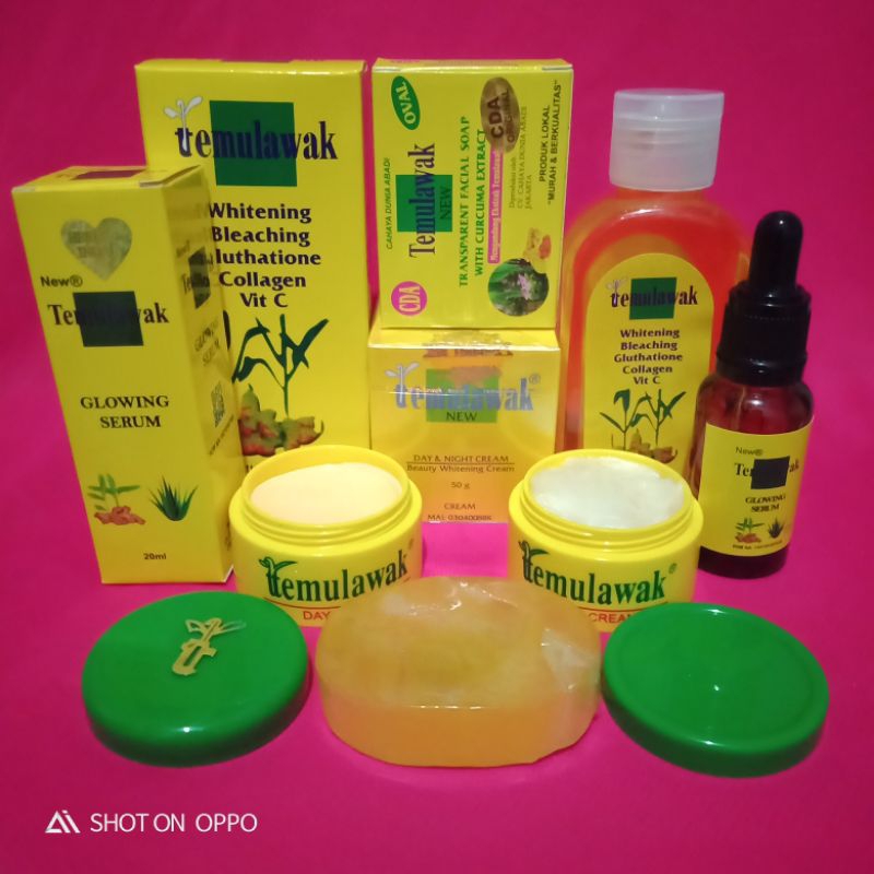 CREAM TEMULAWAK PAKET TEMULAWAK 5IN1 LENGKAP ORIGINAL ASLI