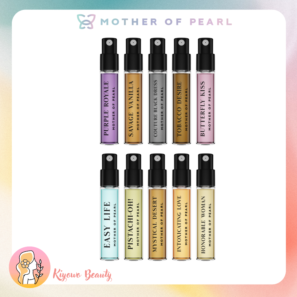 Mother of Pearl Discovery Set MOP 2ml Vial Decant Mother of Perfumery by Tasya Farasya Parfume Tobac