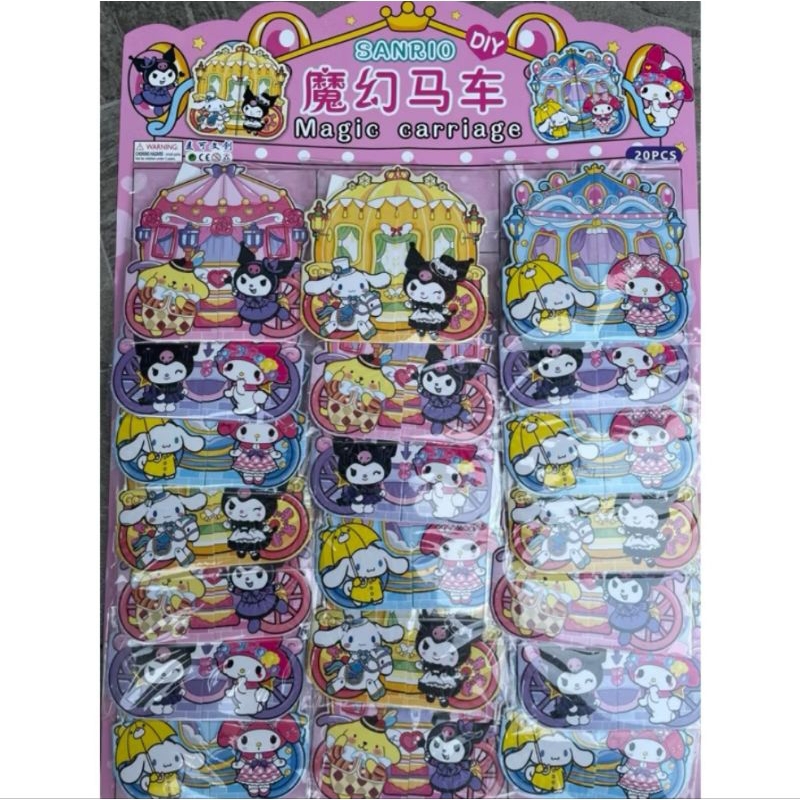 

Mainan Sticker Kereta Kencana Sanrio Dress Up Theme