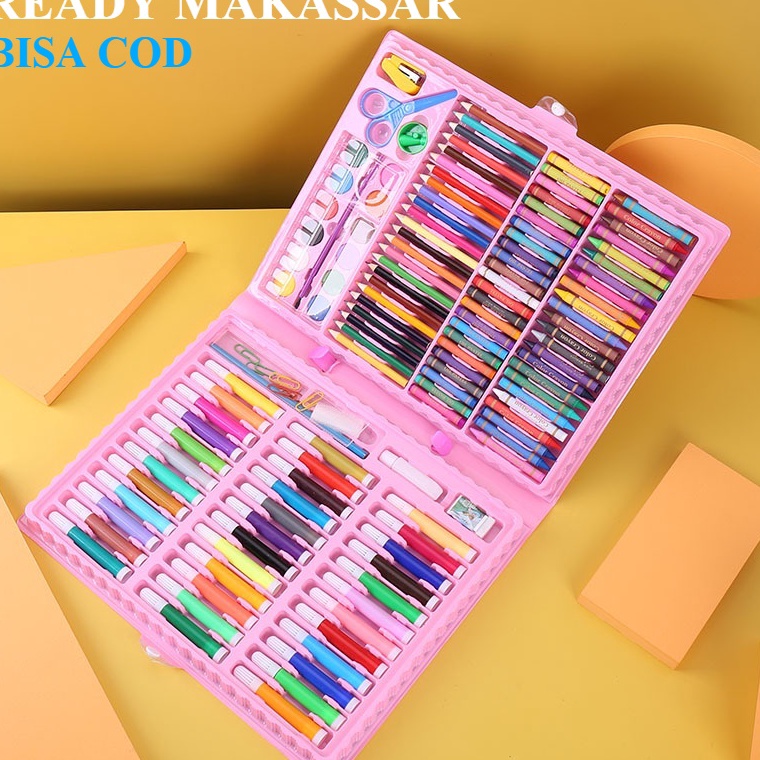 

New Stock ART SET 15 PENSIL WARNA CRAYON KRAYON SET PERALATAN MELUKIS PENSIL WARNA SET PENSIL WARNA