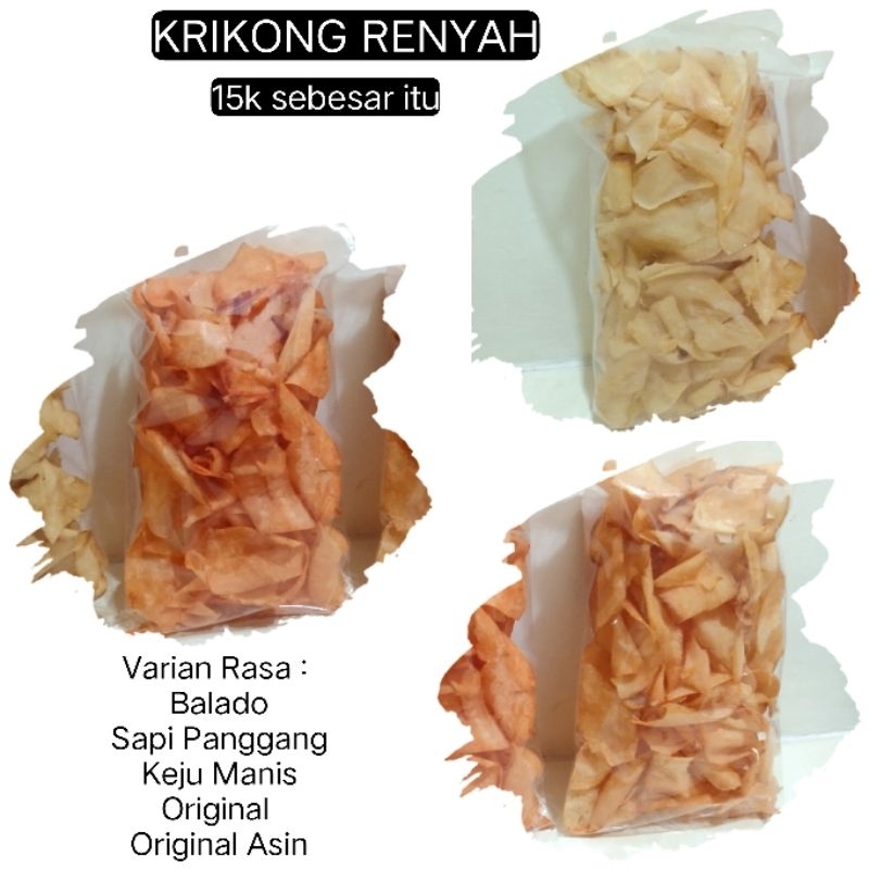 

Kripik Singkong Renyah / Krikong Oleh-oleh Tangerang Selatan