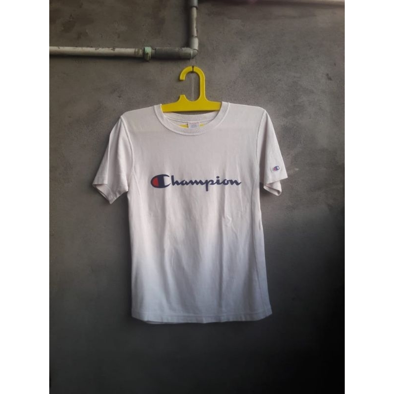 Kaos CH4MPI0N Reverse weave big script Original size M (P66 x L50)