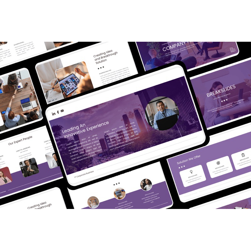 Template Presentasi | Power Point | PPT | Company Profile | Elegan | Siap Edit