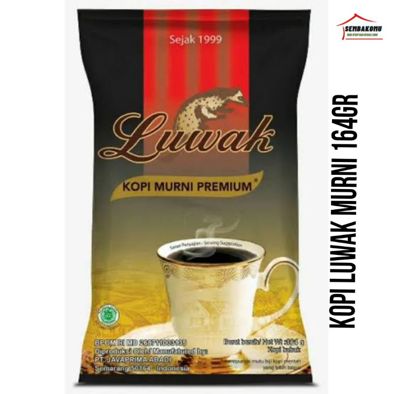 

LUWAK KOPI MURNI 165GR