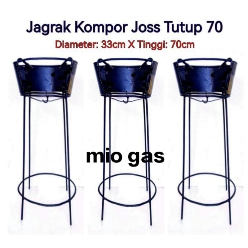 TUNGKU TENONG KOMPOR SEMAWAR TINGGI 40 & 70 CM