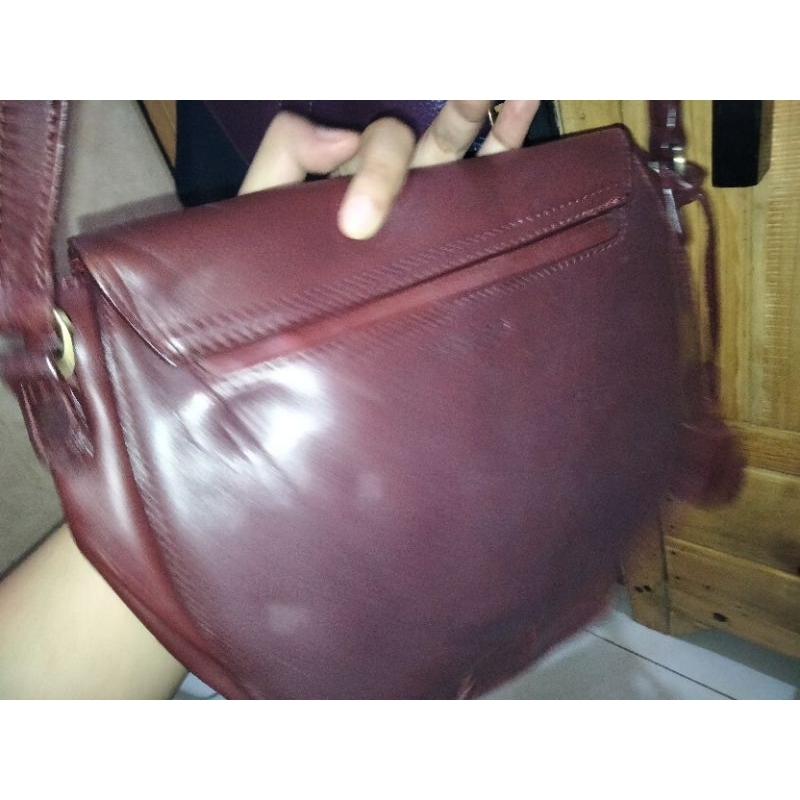 Tas monsac warna maroon
