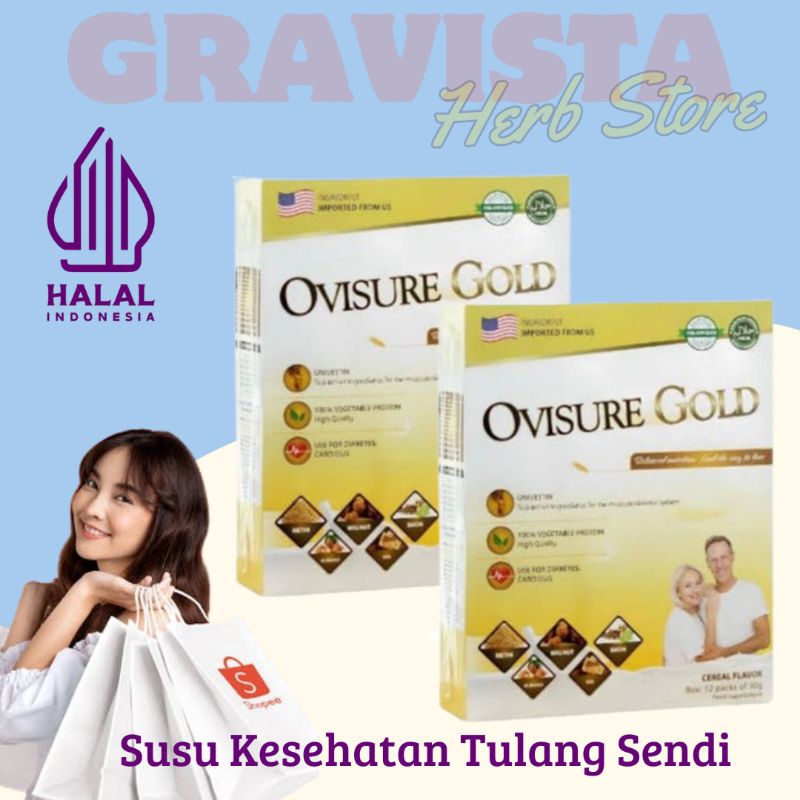 

OVISURE GOLD MILK SUSU VITAMIN TULANG DAN SENDI OSTEOPOROSIS
